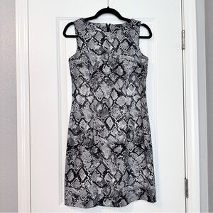 ALYX LIMITED |  Sleeveless Sheath Dress | Grey  Black | Size: P